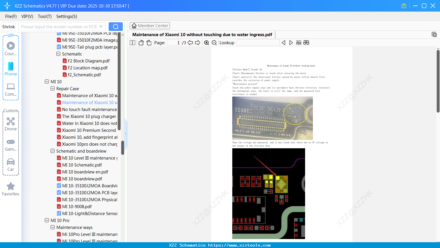Maintenance Of Xiaomi 10 Without Touching Due To Water Ingress